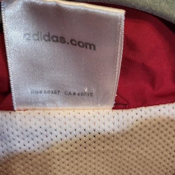 Adidas Men's Vintage 90's Windbreaker Jacket Arkansas Razorbacks Size Large - Picture 9 of 11